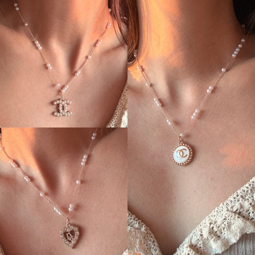 ✨ LIMITED only 2: CHANEL Pearl Upcycled Necklace✨